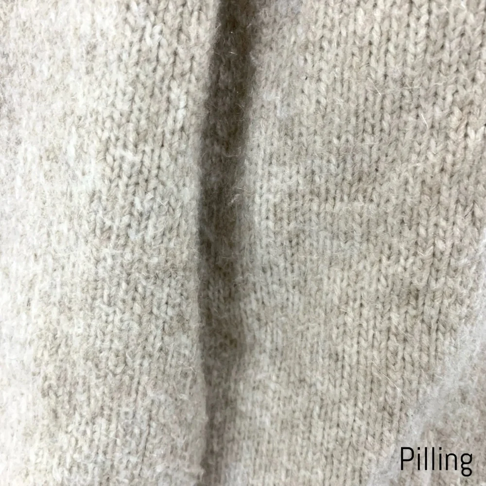 Zara- Oatmeal Lace Up Wool Blend Sweater Med - Picture 9 of 10